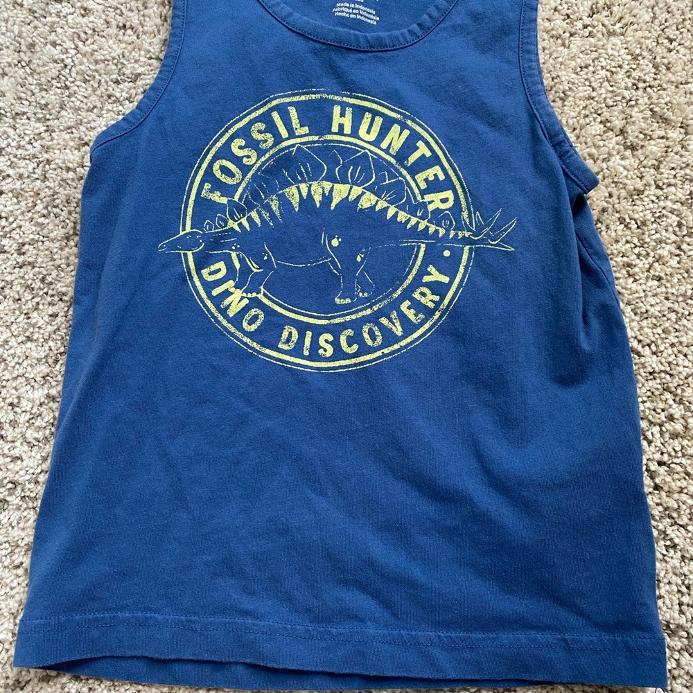 Carter's Blue Dino Discovery Tank Top